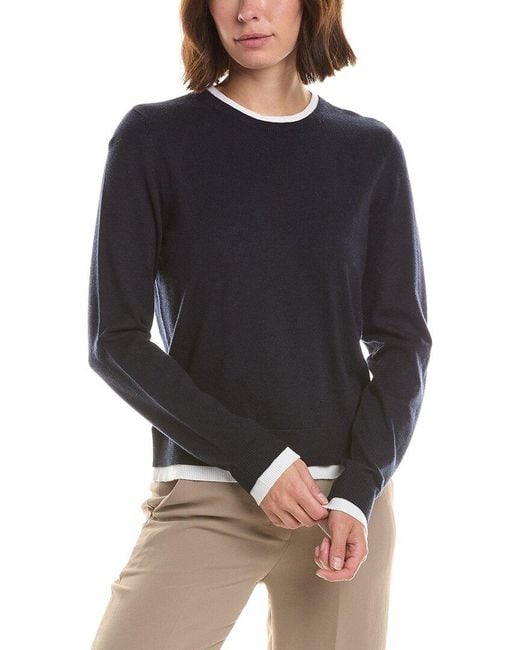 French Connection Black Cosy Contrast Sweater