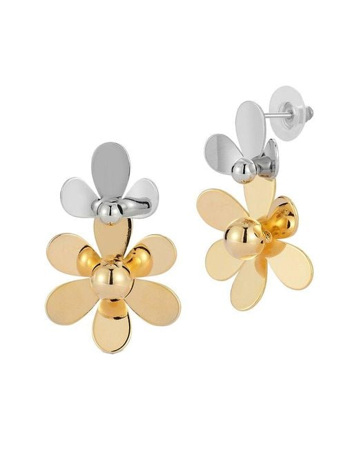 Chloe and Madison Metallic Jewelry Plated Earrings