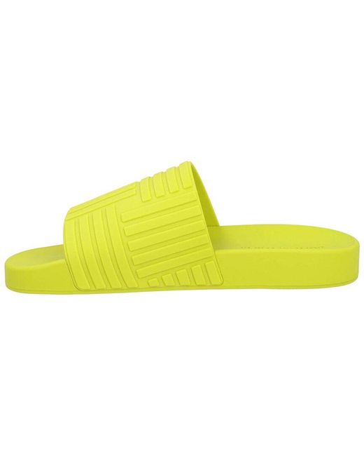 Bottega Veneta Yellow Rubber Resort Slide (Authentic Pre-Loved)