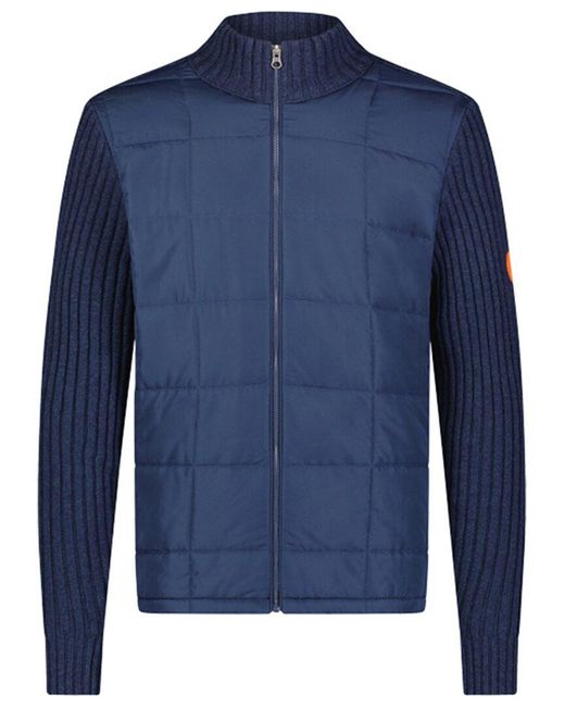 Swims Blue Ramberg Full Zip Quilted Sweater Jacket for men