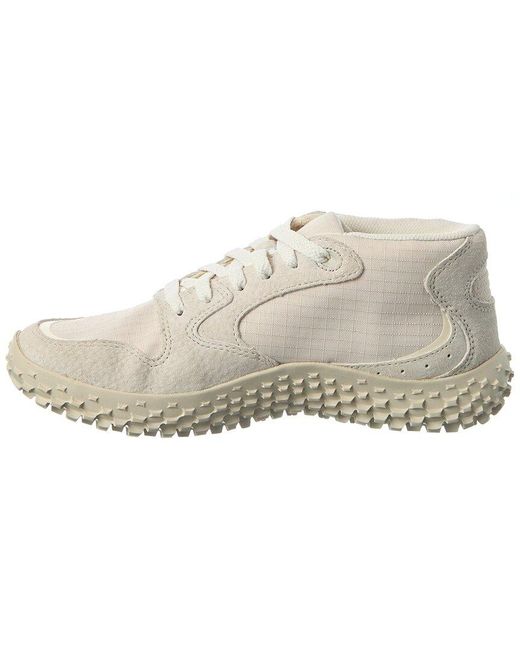 Merrell White Wrapt Canvas & Suede Sneaker