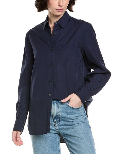 Rag & Bone Blue Maxine Button Down Shirt