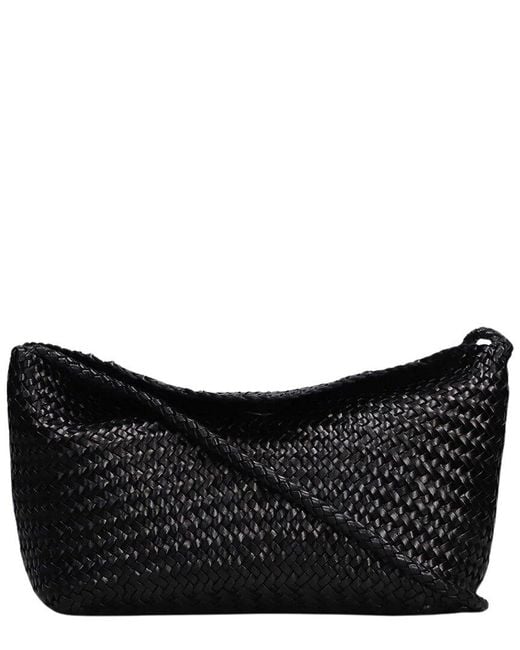 Dragon Diffusion Black Corsina Leather Tote