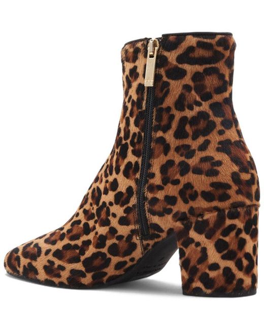 Aquatalia Brown Domani Weatherproof Haircalf Bootie