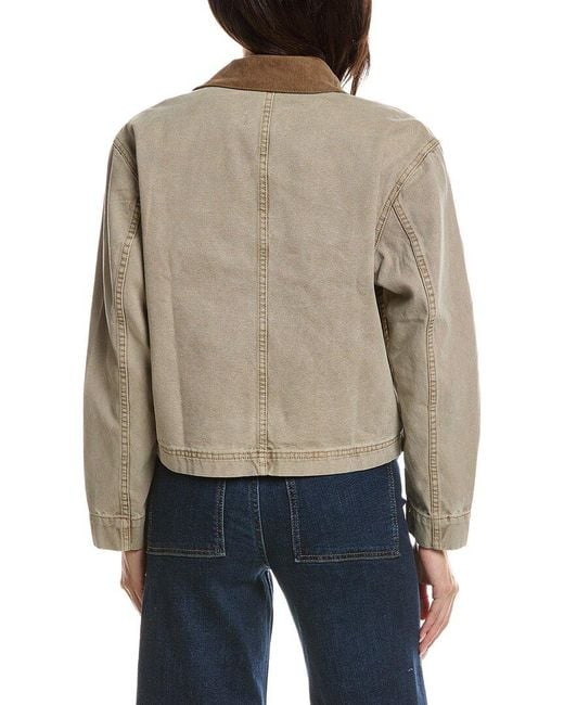 SLVRLAKE Denim Natural Harley Worker Jacket
