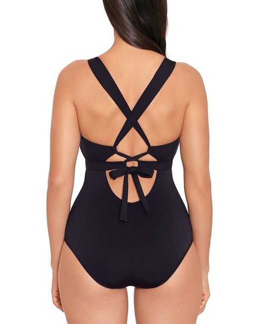 Skinny Dippers Blue Jelly Bean Peach One-piece