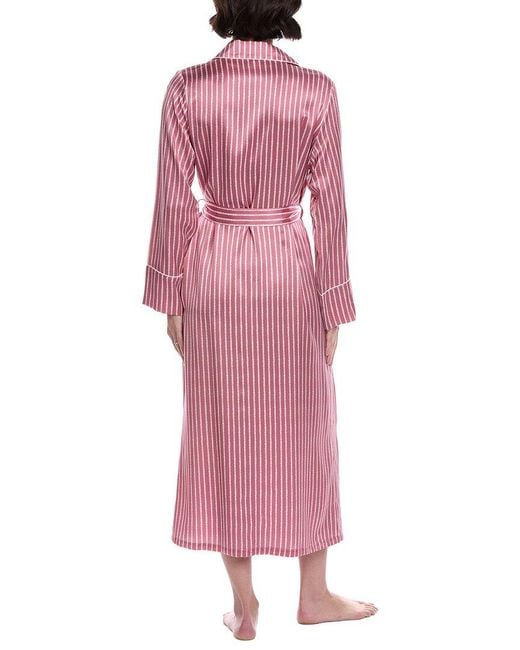 Petite Plume Pink Silk Robe