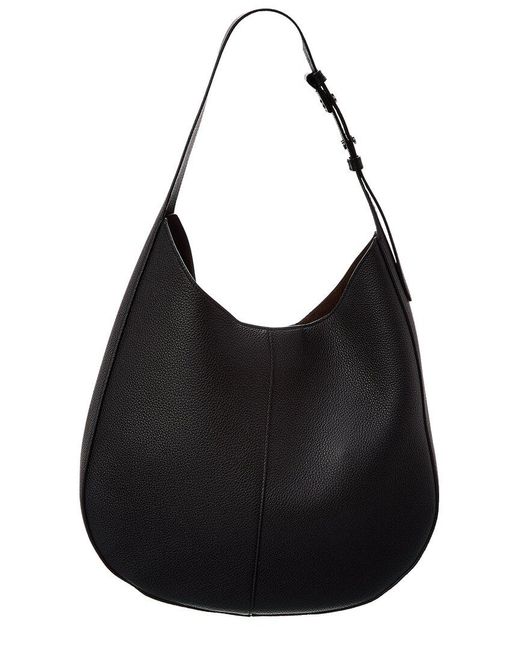 Tod's Black Di Small Leather Hobo Bag