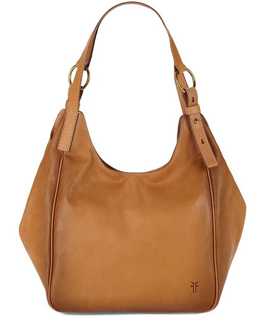 Frye Brown Madison Leather Shoulder Bag
