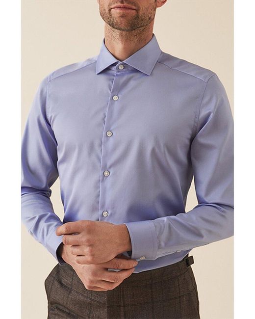 Reiss Blue Remote Slim Fit Shirt for men