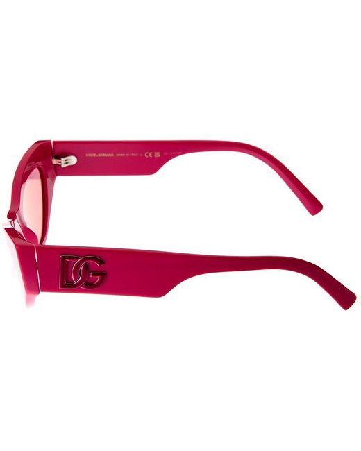 Dolce & Gabbana Pink 52mm Sunglasses