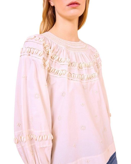 Ulla Johnson White Tana Blouse