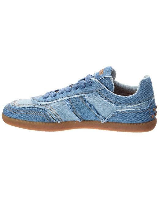 Tod's Blue Denim Sneaker for men