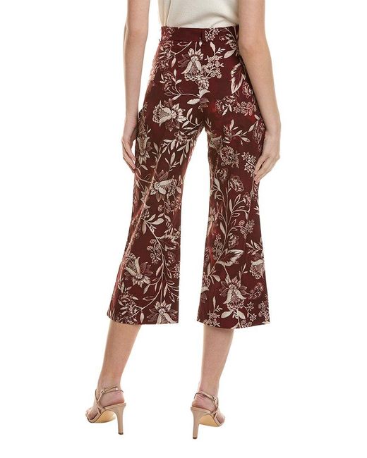 Max Mara Red S Teresa Trouser