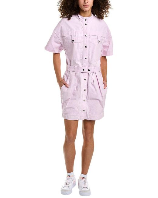 Isabel Marant Pink Étoile Rime Mini Dress