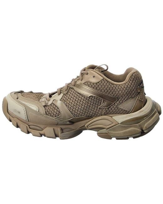 Balenciaga Brown Track.3 Mesh Sneaker