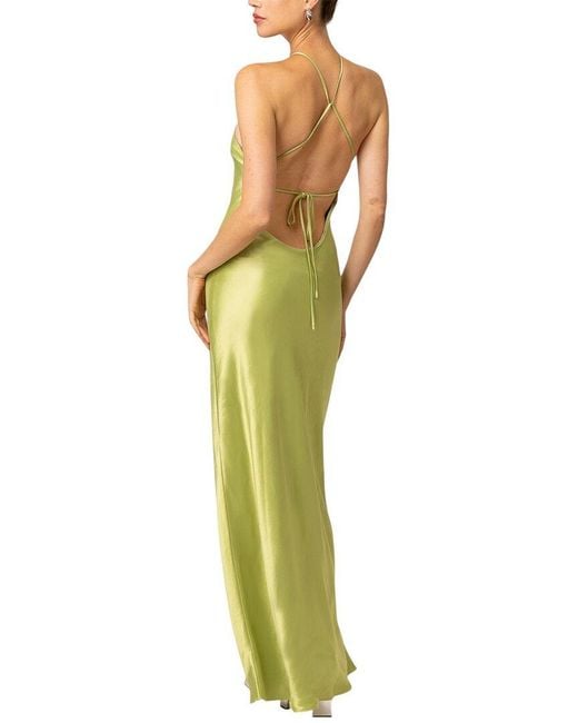 Line & Dot Green Lima Maxi Dress