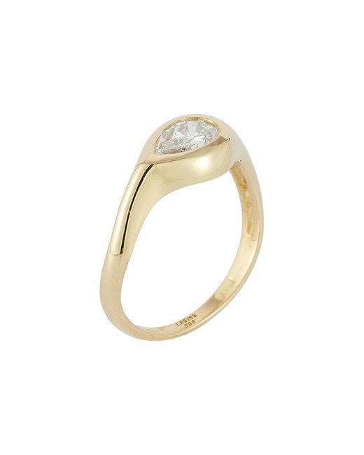 Reiss Metallic 14K 0.75 Ct. Tw. Lab-Grown Diamond Ring