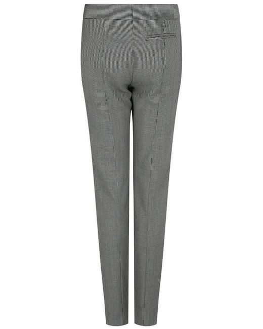 McQueen Gray Wool Cigarette Trouser