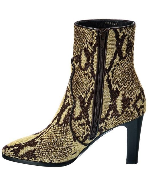 Céline Metallic Claude Knit Bootie