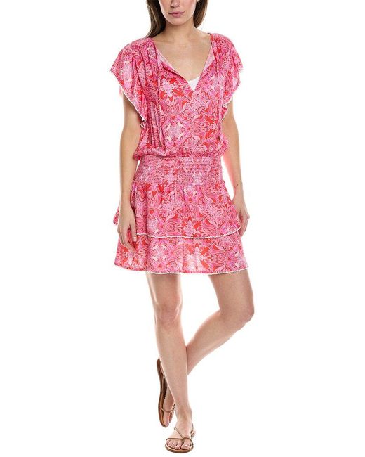Melissa Odabash Pink Keri Mini Dress