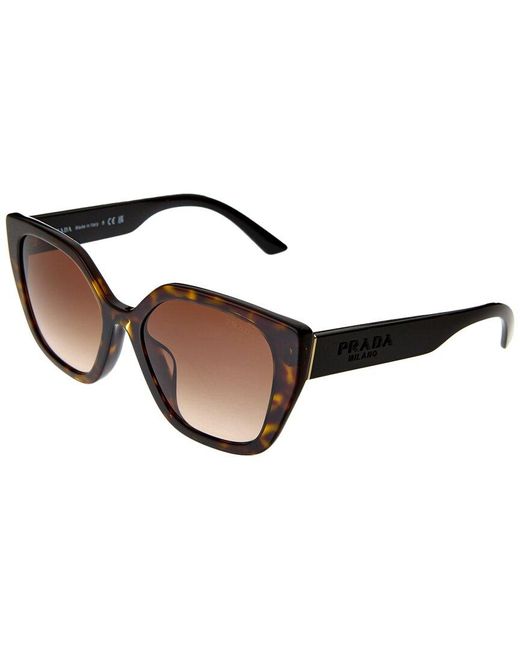 Prada Brown Pr24Xsf 54Mm Sunglasses