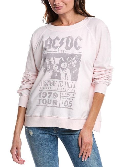 Recycled Karma White Graphic Sweatshirt