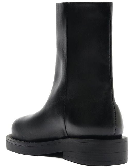 SCHUTZ SHOES Black Jamie Leather Bootie