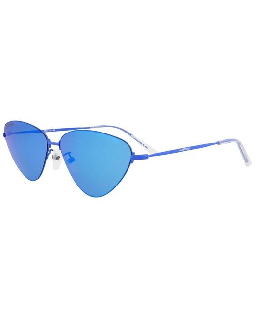 Balenciaga Blue Bb0015s 61mm Sunglasses