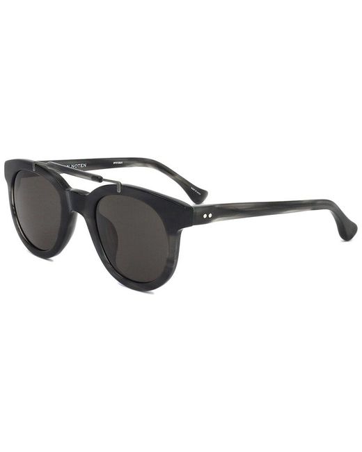 Linda Farrow Black Dvn132 46mm Sunglasses for men