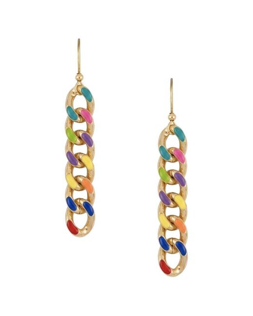 Liv Oliver Metallic 18K Plated Earrings