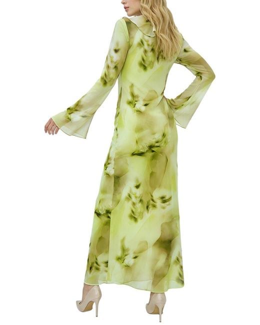 BURRYCO Green Long Sleeve Maxi Dress