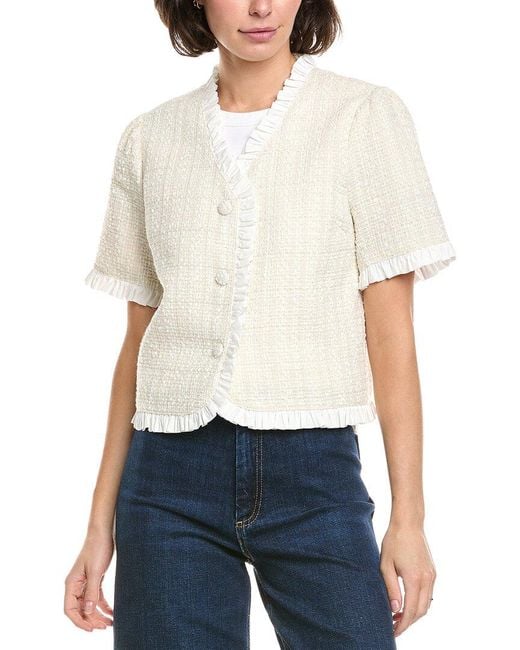 Fate White Cardigan