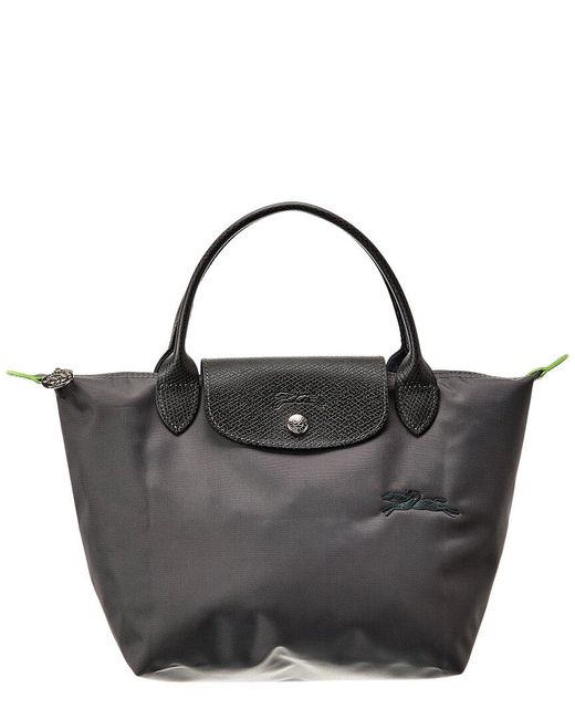 Longchamp Le Pliage Nylon Satchel in Black Lyst