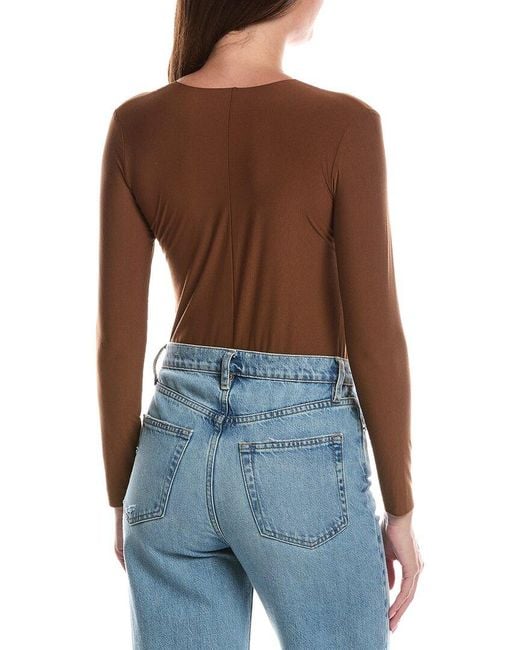 Commando Blue Commando Butter V-Neck Bodysuit