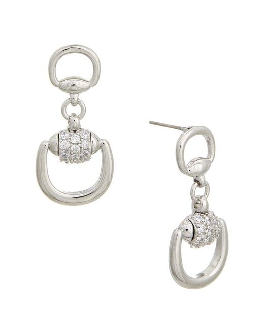 Juvell Metallic 18K Plated Cz Dangling Earrings