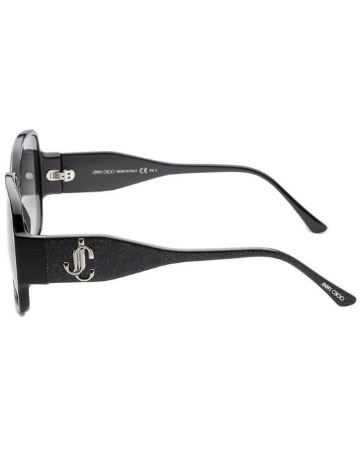 Jimmy Choo Black Taras 59mm Sunglasses