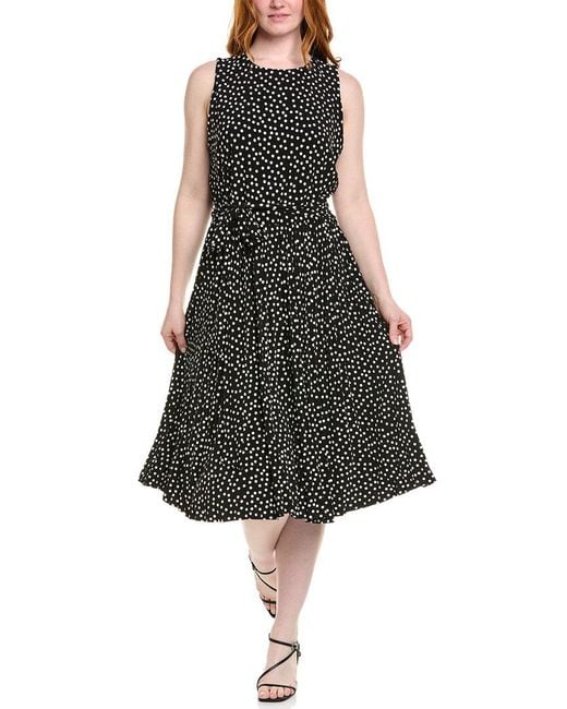 Anne Klein Black Plus Midi Dress