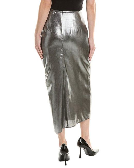 AllSaints Carla Metallic Skirt