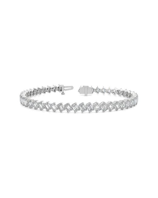 Lab Grown Diamonds White 14K 9.60 Ct. Tw. Lab-Grown Diamond Tennis Bracelet