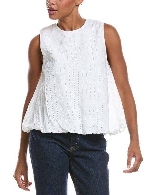 Officine Generale White Lio Round Top
