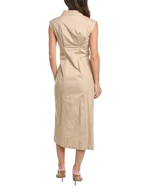 Kenneth Cole Natural Midi Shirtdress