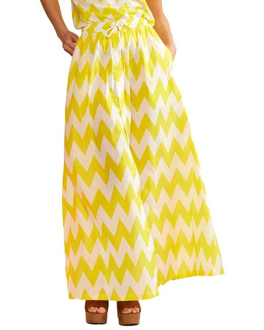 Cynthia Rowley Yellow Mosaic Skirt