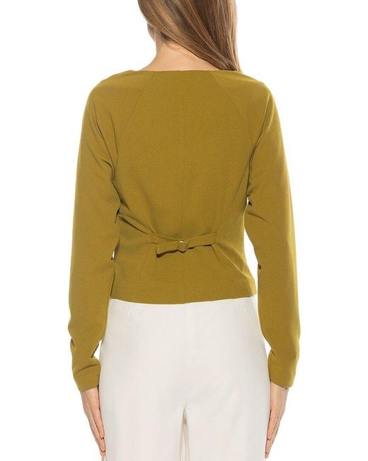 Alexia Admor Yellow Delyra Cardigan