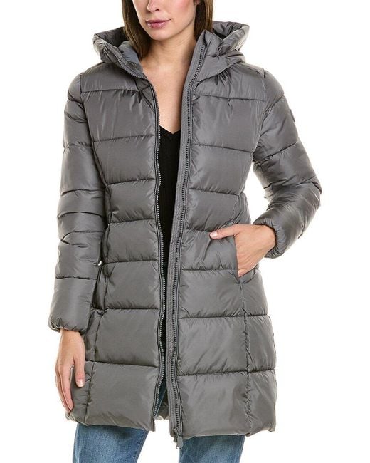 Save The Duck Gray Ludo Coat