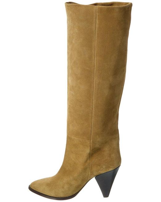 Isabel Marant Brown Ririo Suede Knee-high Boot