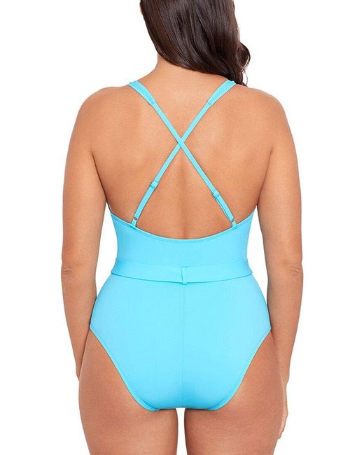 Skinny Dippers Blue Jelly Beans Cinch One-piece