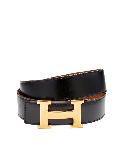 Hermès Black Vintage Hermes Constance 70 Belt for men
