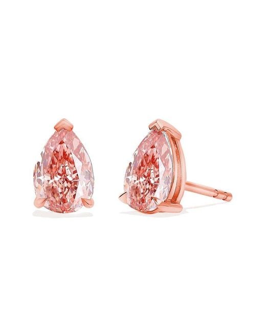 Amairah Pink 14K Rose 1.00 Ct. Tw. Lab-Grown Diamond Stud Earrings