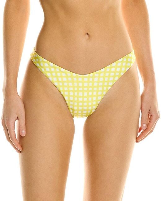 Peixoto Yellow Shelley Bikini Bottom